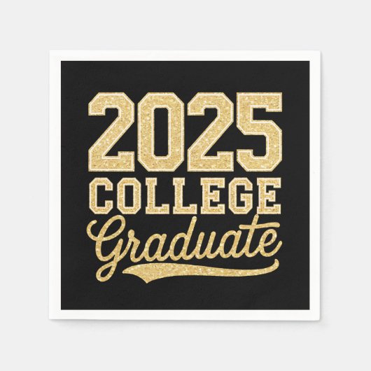 2025 College Afstuderen Afstuderen Senior School Servet (Voorkant)