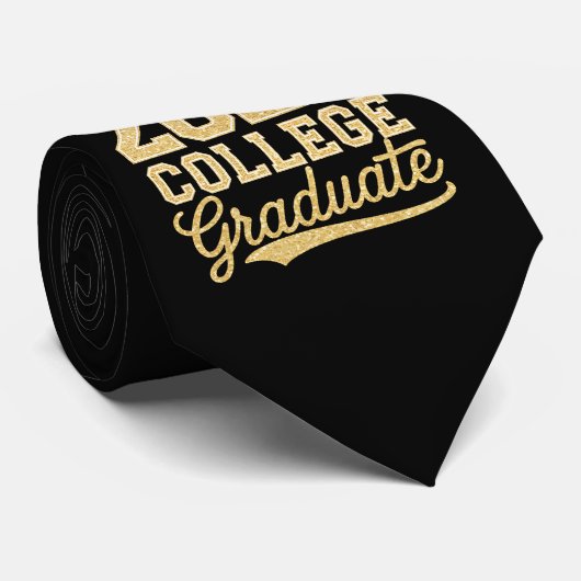 2025 College Afstuderen Afstuderen Senior School Stropdas (Opgerold)