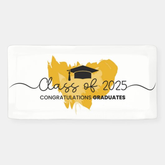 2025 Congrats Afgestudeerden Spandoek (Horizontaal)