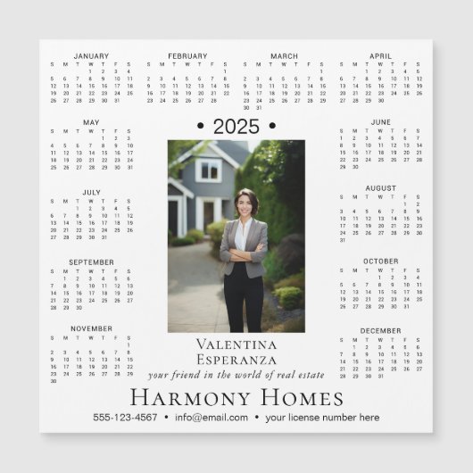 2025 Corporate Magnetische Fotokalender (Voorkant)