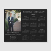 2025 Corporate Magnetische Fotokalender - Zwart (Voorkant)