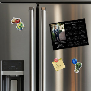 2025 Corporate Magnetische Fotokalender - Zwart