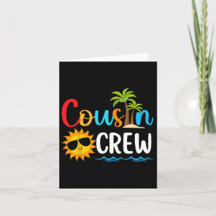 2025 Cousin Crew Zomervakantie Strand Familiereis Kaart