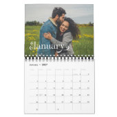 2025 Creëer Uw eigen aangepaste familiefoto Modern Kalender (Jan 2027)