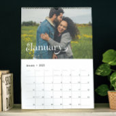 2025 Creëer Uw eigen aangepaste familiefoto Modern Kalender