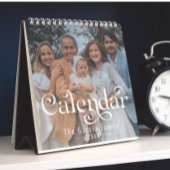 2025 Creëer Uw eigen aangepaste familiefoto Modern Kalender