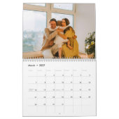 2025 Creëer Uw eigen moderne aangepaste familiefot Kalender (Mar 2027)