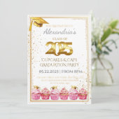 2025 Cupcakes & Petten Afstuderen Kaart (Staand voorkant)