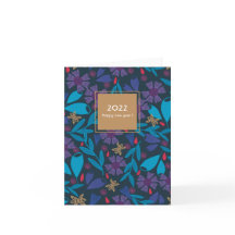 2025 Custom Happy New Year Elegante Bloemen