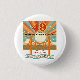 2025 D.A. WSC-herdenkingsknop Ronde Button 3,2 Cm
