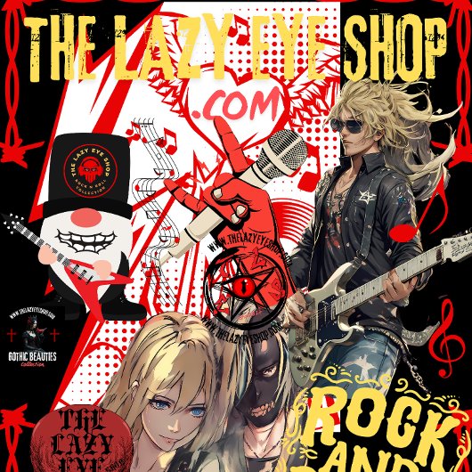 2025 De Lazy Eye Shop Collage T-shirt