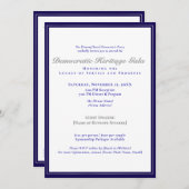 2025 Democratische Partij Erfgoed Gala Fondsenwerv Kaart (Voorkant / Achterkant)