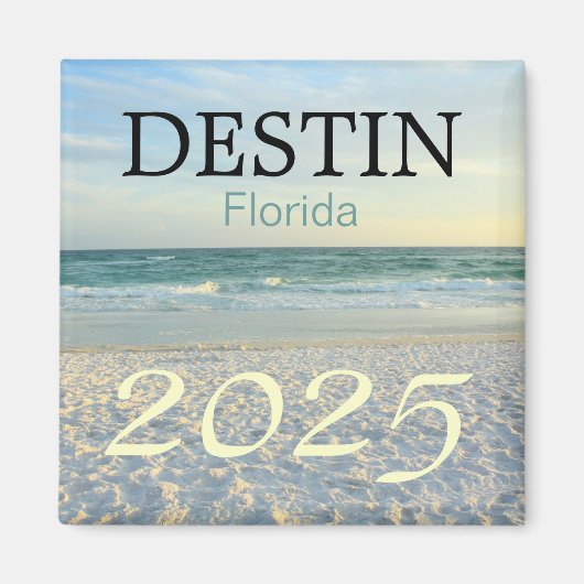 2025 DESTIN FLORIDA MAGNET (Voorkant)