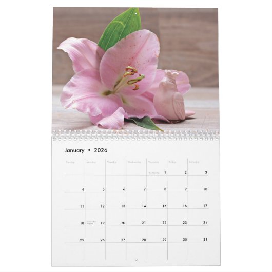 2025 Doe gewoon je beste bloemenkalender Kalender (Jan 2026)