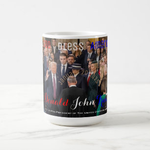 2025 Donald Trump legt eed af op Kantoor Koffiemok