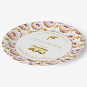 2025 Donuts and Degrees Afstuderen Papier Bord (Gekanteld)