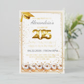 2025 Donuts and Degrees Afstuderen Uitnodiging (Staand Voorkant)