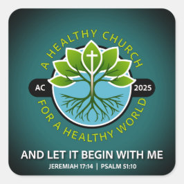 2025 DSAC-Stickers Vierkante Sticker