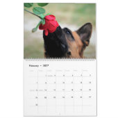 2025 Duitse herder hond muurkalender Dier Kalender (Feb 2027)