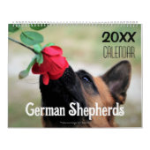 2025 Duitse herder hond muurkalender Dier Kalender (Hoes)