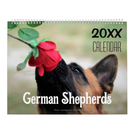 2025 Duitse herder hond muurkalender Dier Kalender (Hoes)