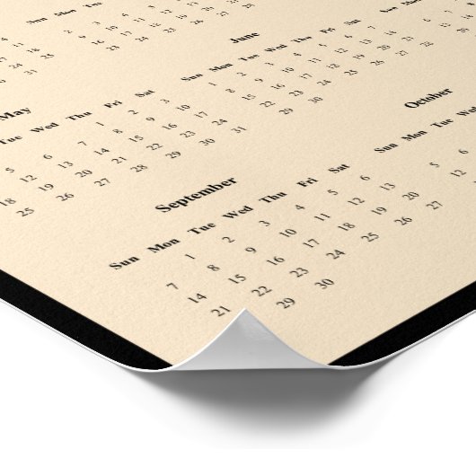 2025 Duitse Herder Muur Kalender Poster (Hoek)