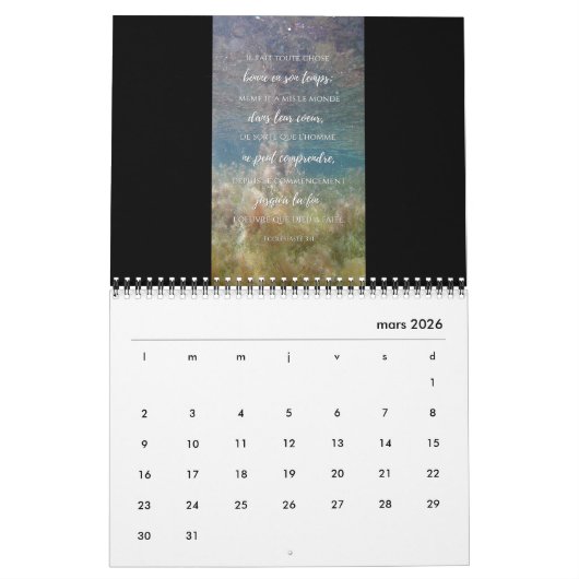 2025 Eaux Anciennes: un voyage biblique Ch. 2 Kalender (Mar 2026)