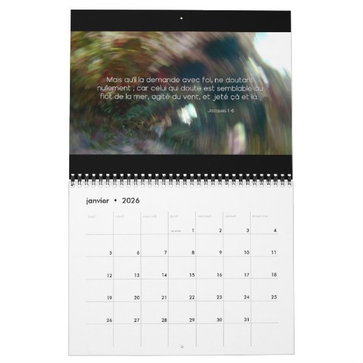 2025 EAUX ANCIENNES: Un voyage biblique Ch. 3 Kalender (Jan 2026)