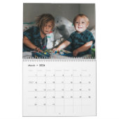 2025 Eenvoudig Modern Custom 14 Foto's Familie Kalender (Mar 2026)