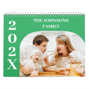 2025 Eenvoudig Modern Custom 14 Foto's Familie Kalender