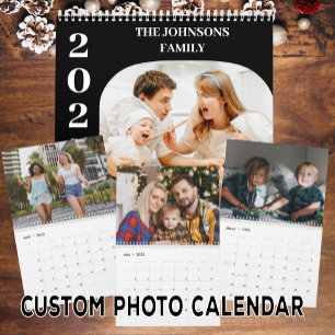 2025 Eenvoudig Modern Custom 14 Foto's Familie Kalender