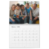 2025 Eenvoudig Modern Custom 14 Foto's Familie Kalender (Feb 2026)