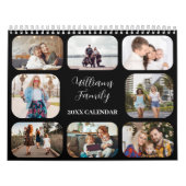 2025 Eenvoudig Modern Custom 21 Foto's Familie Kalender (Hoes)