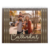 2025 Eenvoudige Aangepaste Fotocollage Kalender (Hoes)