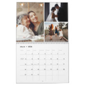 2025 Eenvoudige moderne aangepaste foto's Familie Kalender (Mar 2026)