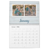 2025 Eenvoudige rustieke familie foto Kalender (Jan 2026)