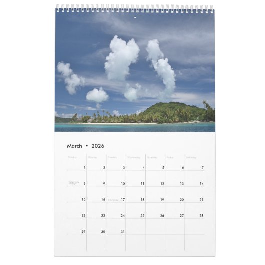 2025 Eilandliefhebbers Kalender (Mar 2026)