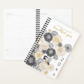2025 Elegante Bloemen en Chickadee Maandplanner Planner (Display)