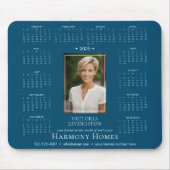 2025 Elegante Custom Business Calendar Muismat (Voorkant)