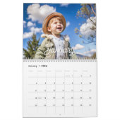 2025 elegante en moderne aangepaste familiefoto kalender (Jan 2026)