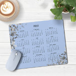 2025 Elegante Franse Blauwe Eucalyptuskalender Muismat<br><div class="desc">2025 Moderne Elegante Franse Blauwe Eucalyptus Groene Kalender Muismat met een eenvoudige,  minimalistische jaar-op-een-blik kalender. 🌟 Alleen voor 2025. Neem contact met ons op via cedarandstring@gmail.com als u hulp nodig heeft bij het ontwerp of bijpassende producten.</div>