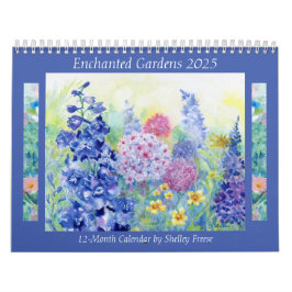 2025 Enchanted Gardens 12-maands kalender