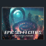 2025 Epische Sci-Fi Cities Science Fiction Kalender<br><div class="desc">2025 Epische Sci-Fi Steden Science Fiction Kalender</div>