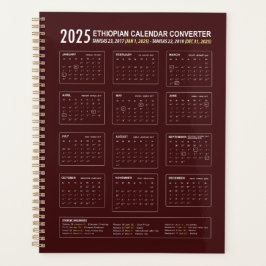 2025 Ethiopische kalender Converter en Planner