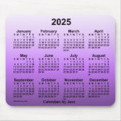 2025 Faded Violet Calendar door Janz Muismat (Voorkant)