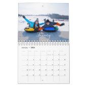 2025 Familie Aangepaste Foto Chic Kalligrafie Kale Kalender (Jan 2026)