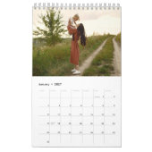 2025 Familie Aangepaste Foto Chic Script Agenda Kalender (Jan 2027)
