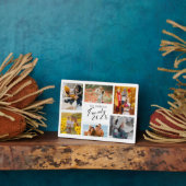 2025 Familie Aangepaste Fotocollage Fotoplaat (Zijkant)