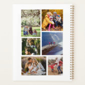 2025 Familie Aangepaste Fotocollage Planner (Achterkant)