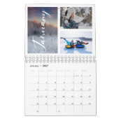 2025 Familie Custom Photo Collage Kalender (Jan 2027)